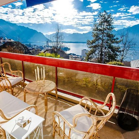 Terrace With Lake & Mountain View Montreux Eksteriør billede